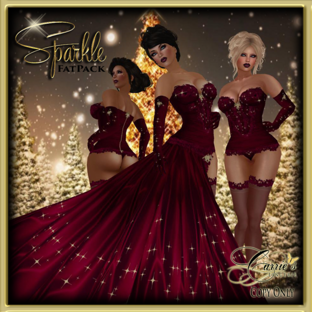 Sparkle Holiday Ad red
